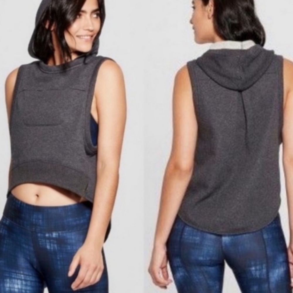 Joylab NWOT Cropped Hi-Low Hoodie